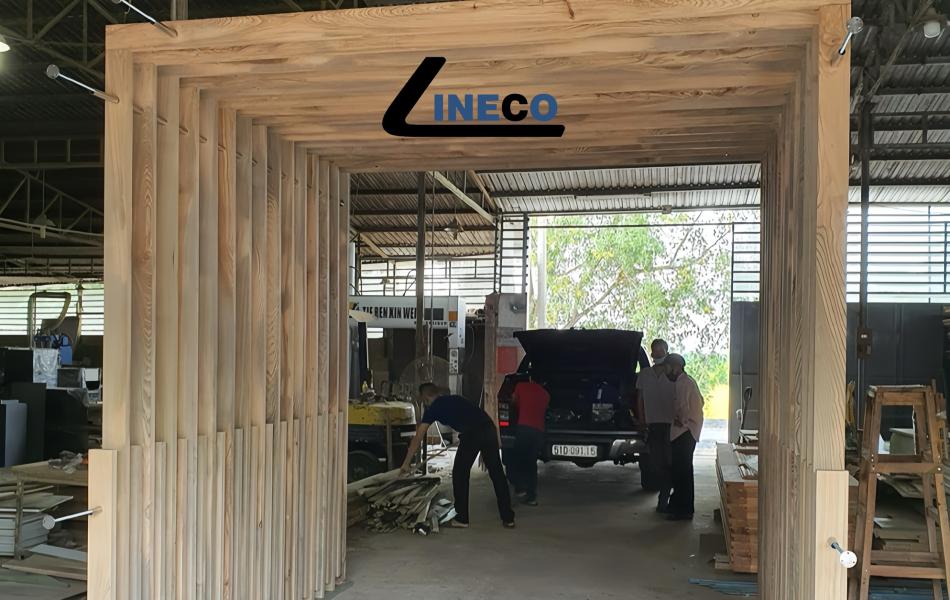 SÀN GỖ TỰ NHIÊN BIẾN TÍNH LINECO SỬ DỤNG NGOÀI TRỜI
