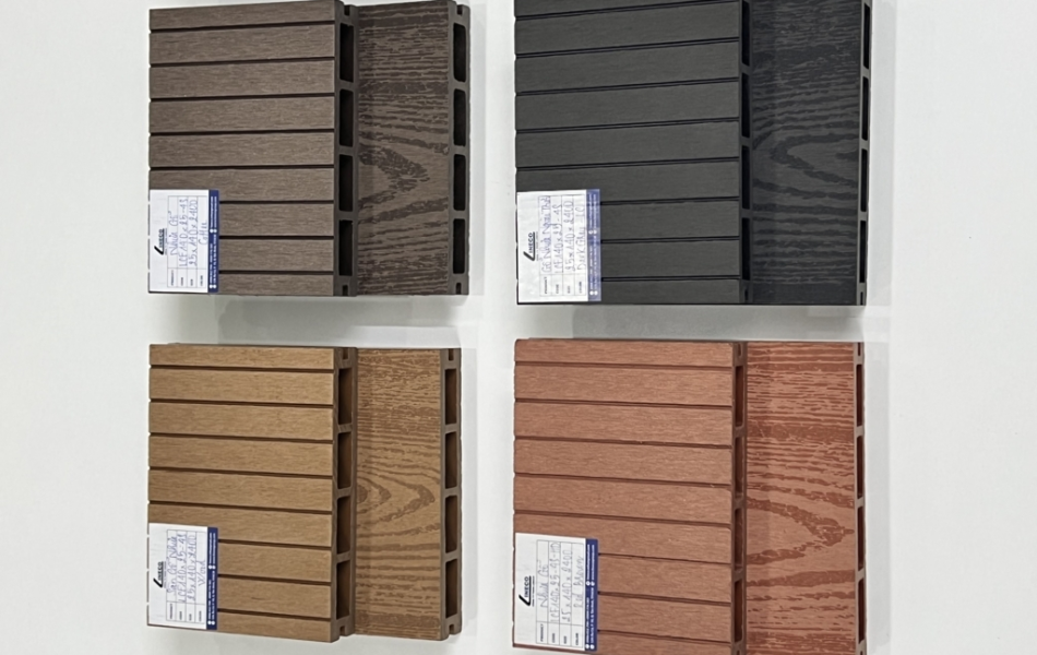 SÀN GỖ COMPOSITE NGOÀI TRỜI - 4 LỖ VUÔNG