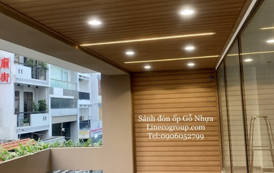 Gỗ nhựa Composite - Tấm Ốp Trần, Ốp Vách Ngoài Trời