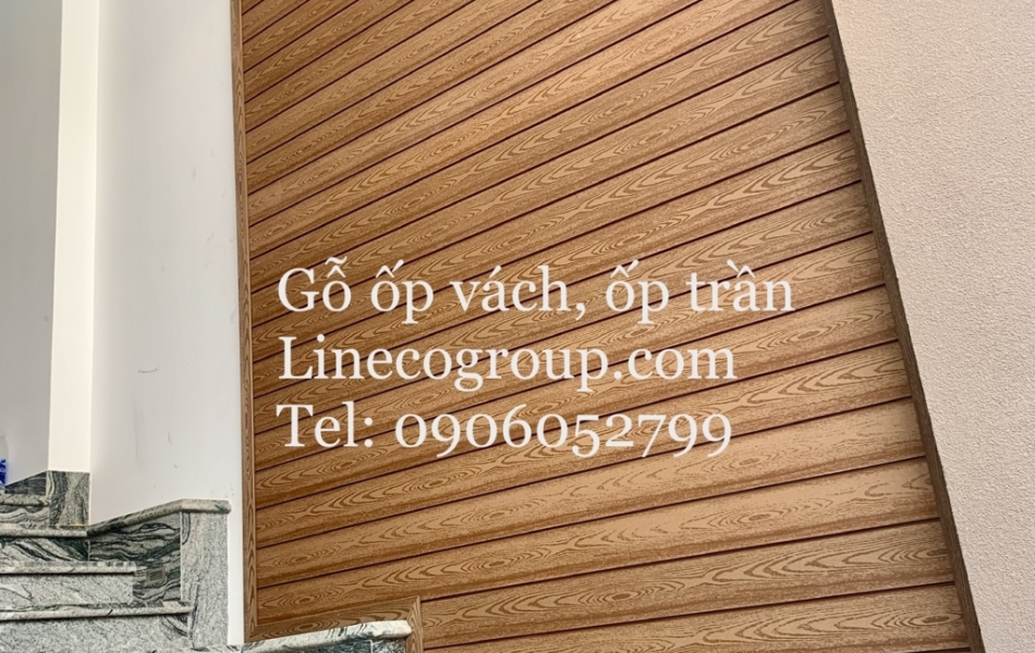 Gỗ nhựa Composite - Tấm Ốp Trần, Ốp Vách Ngoài Trời