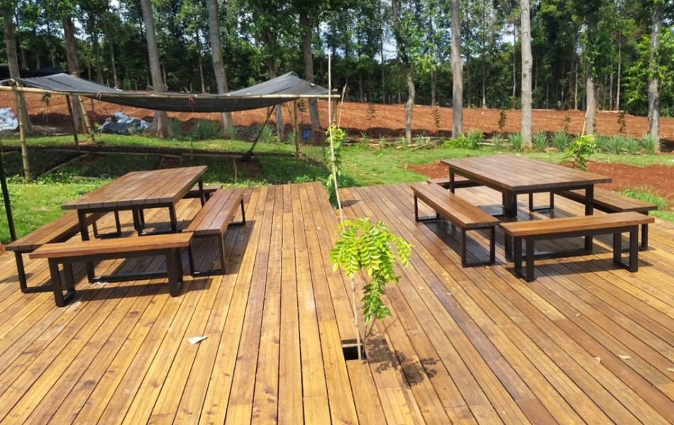 Gỗ Biến Tính LINECO Sử Dụng Ngoài Trời Không Bị Mối Mọt, Mục Nát Hay Nấm Mốc