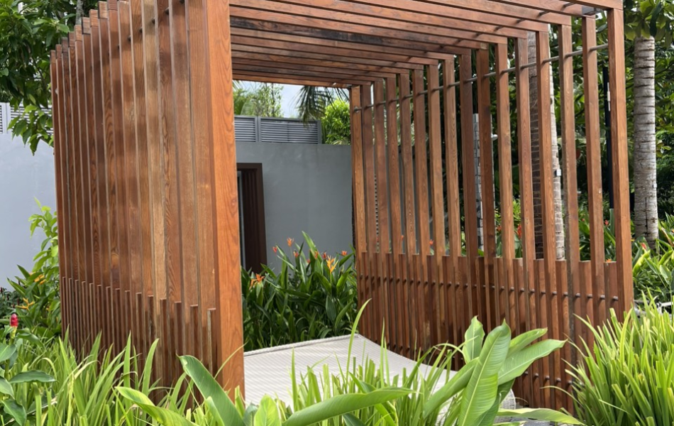 SÀN GỖ TỰ NHIÊN BIẾN TÍNH LINECO SỬ DỤNG NGOÀI TRỜI