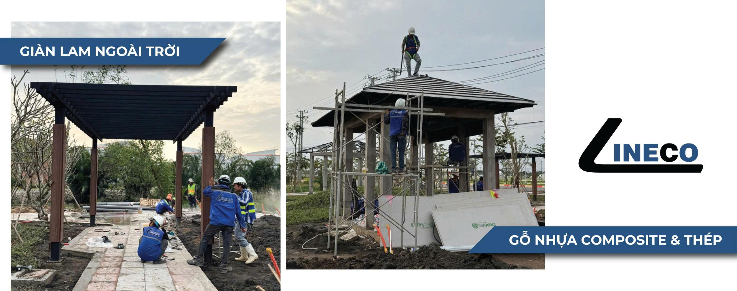 Đơn vị cung cấp và Thi công gỗ ngoài trời