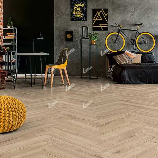 Sàn Gỗ Công Nghiệp lát kiểu Xương cá (Herringbone)