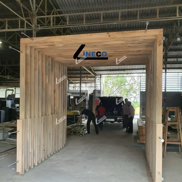 SÀN GỖ TỰ NHIÊN BIẾN TÍNH LINECO SỬ DỤNG NGOÀI TRỜI