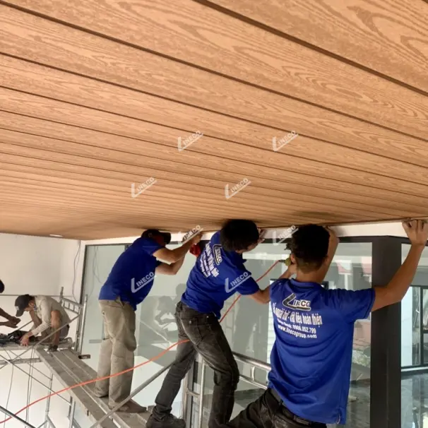 Gỗ nhựa Composite - Tấm Ốp Trần, Ốp Vách Ngoài Trời
