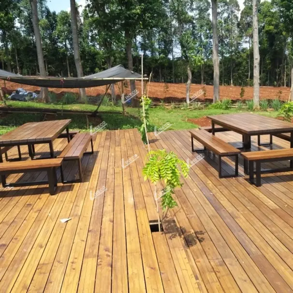 Gỗ Biến Tính LINECO Sử Dụng Ngoài Trời Không Bị Mối Mọt, Mục Nát Hay Nấm Mốc