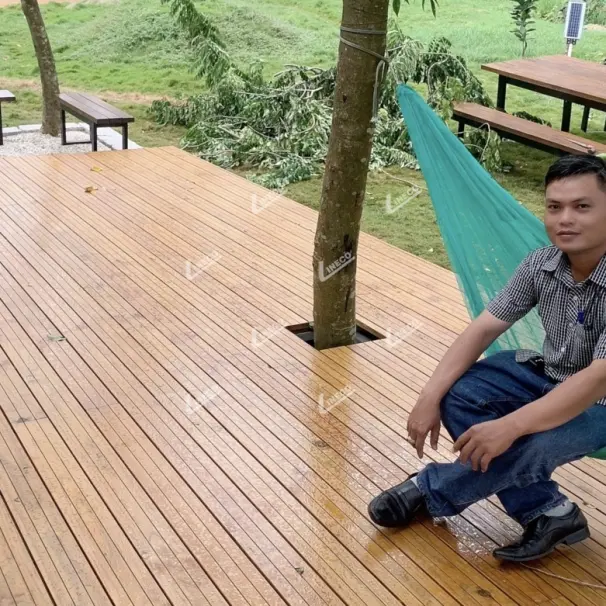 Gỗ Biến Tính LINECO Sử Dụng Ngoài Trời Không Bị Mối Mọt, Mục Nát Hay Nấm Mốc